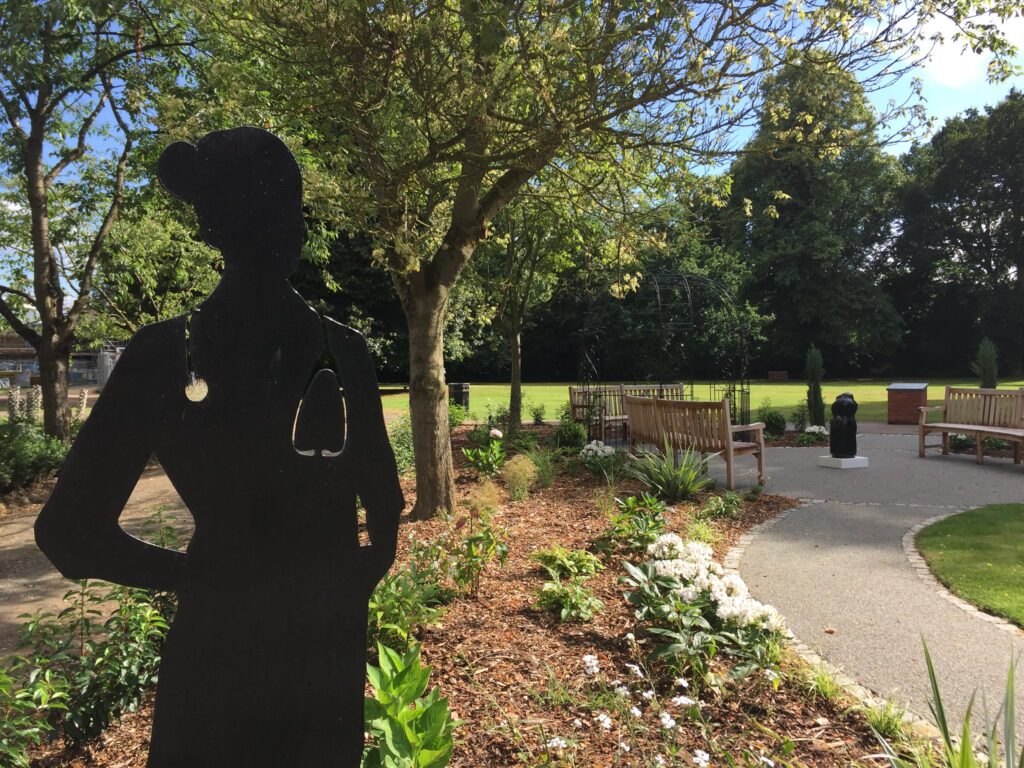 Broomfield Hospital memorial garden - artwork