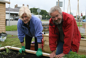 Glaslyn Leisure Centre community garden