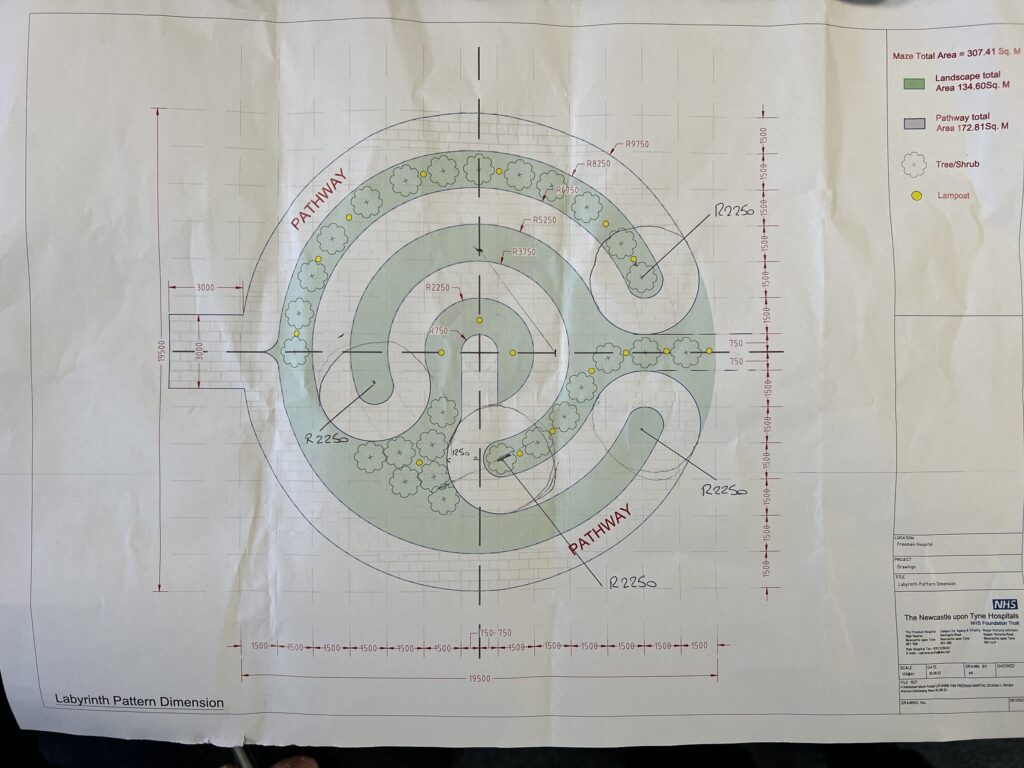 The Freeman Labyrinth plans